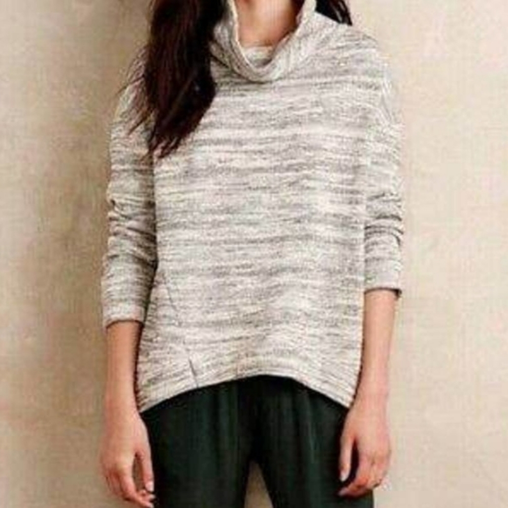 Saturday Sunday Anthropologie Cowl Neck‎ Sweatshirt